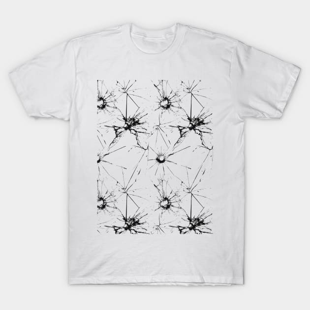 Broken glass effect T-Shirt by ilhnklv